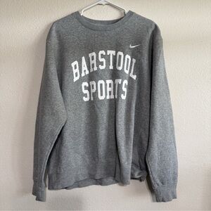 NWT Nike Men's Heather Gray Crewneck Sweater